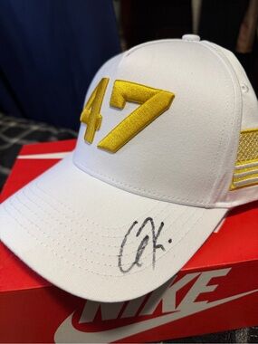 Signed Charlie Kirk hat
